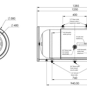 Θερμοδοχείο AMCOR S200C/L (Διπλής Ενέργειας) - Image 3